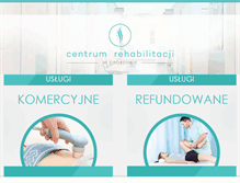 Tablet Screenshot of centrum-rehabilitacji.net
